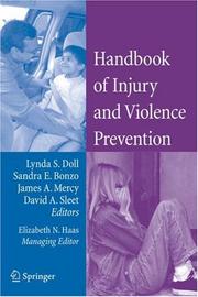 Cover of: Handbook of Injury and Violence Prevention
