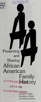Cover of: Preserving and sharing African American family history