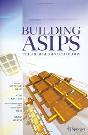 Cover of: Building ASIPs:  The Mescal Methodology