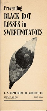 Preventing black rot losses in sweetpotatoes by J. S. Cooley