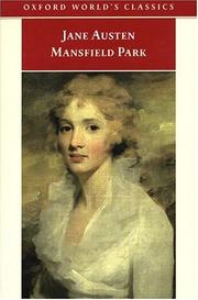 Cover of: Mansfield Park (Oxford World's Classics) by Jane Austen, John Lucas