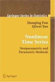 Cover of: Nonlinear Time Series: Nonparametric and Parametric Methods (Springer Series in Statistics)