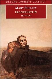 Cover of: Frankenstein, or, The modern Prometheus by Mary Shelley