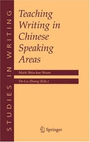 Cover of: Teaching writing in Chinese speaking areas