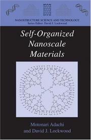 Cover of: Self-Organized Nanoscale Materials (Nanostructure Science and Technology)