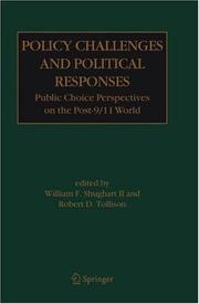 Cover of: Policy Challenges and Political Responses: Public Choice Perspectives on the Post-9/11 World