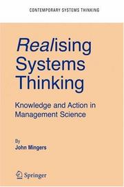 Cover of: Realising Systems Thinking | John Mingers