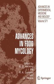 Cover of: Advances in Food Mycology (Advances in Experimental Medicine and Biology)