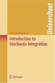 Cover of: Introduction to Stochastic Integration (Universitext)