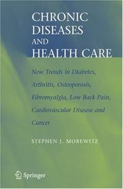 Cover of: Chronic Diseases and Health Care by Stephen J. Morewitz