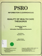 quality-of-health-care-thesaurus-cover