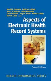 Cover of: Aspects of Electronic Health Record Systems (Health Informatics)