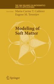 Cover of: Modeling of Soft Matter (The IMA Volumes in Mathematics and its Applications) by 