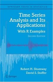 Cover of: Time Series Analysis and Its Applications: With R Examples (Springer Texts in Statistics)