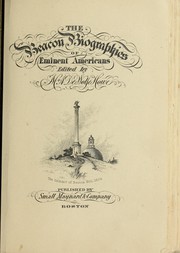 Cover of: Ralph Waldo Emerson.: Boston, Small, Maynard, 1901.