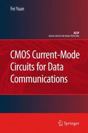 Cover of: CMOS Current-Mode Circuits for Data Communications (Analog Circuits and Signal Processing)