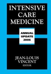Cover of: Intensive Care Medicine: Annual Update 2006