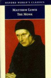 Cover of: The Monk by Matthew Gregory Lewis