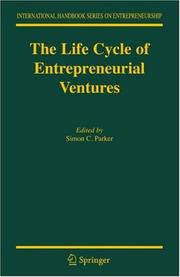Cover of: The Life Cycle of Entrepreneurial Ventures (International Handbook Series on Entrepreneurship)