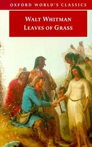 Cover of: Leaves of Grass (Oxford World's Classics) by Walt Whitman