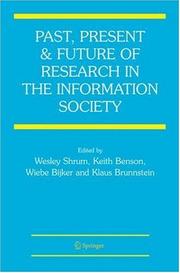 Cover of: Past, Present and Future of Research in the Information Society