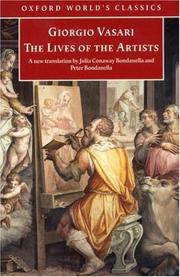 Cover of: The lives of the artists by Giorgio Vasari
