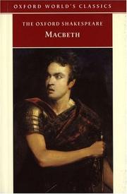 Cover of: The Tragedy of Macbeth (Oxford World's Classics) by William Shakespeare