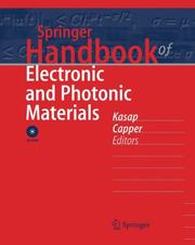Cover of Springer Handbook of Electronic and Photonic Materials by 