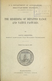 Cover of: The reseeding of depleted range and native pastures by David Griffiths