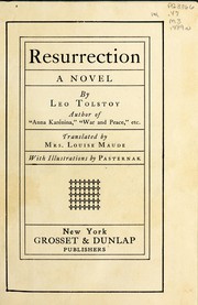 Cover of: Resurrection by Лев Толстой