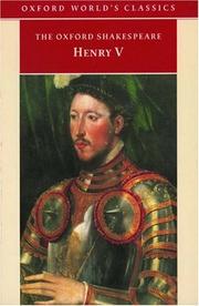 Cover of: Henry V (Oxford World's Classics) by William Shakespeare