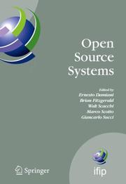 Cover of: Open Source Systems: IFIP Working Group 2.13 Foundation on Open Source Software, June 8-10, 2006, Como, Italy (IFIP International Federation for Information Processing)