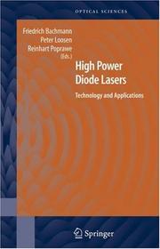 Cover of: High Power Diode Lasers (Springer Series in Optical Sciences)