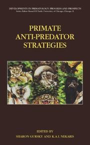 Cover of: Primate Anti-Predator Strategies (Developments in Primatology: Progress and Prospects) by 