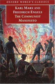 Cover of: The Communist Manifesto (Oxford World's Classics) by Karl Marx, Friedrich Engels