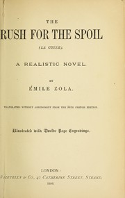 Cover of: The rush for the spoil by Émile Zola