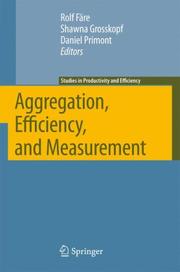 Cover of: Aggregation, Efficiency, and Measurement (Studies in Productivity and Efficiency) by 