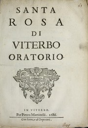 Santa Rosa di Viterbo by Pietro Martinelli