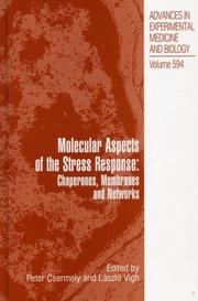 Cover of: Molecular Aspects of the Stress Response by 