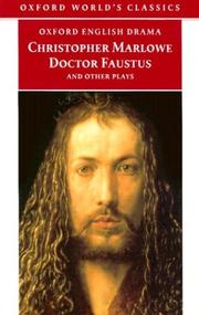 Cover of: Doctor Faustus and Other Plays (Oxford World's Classics) by Christopher Marlowe