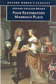 Four Restoration Marriage Plays by John Dryden