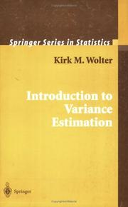 Cover of: Introduction to Variance Estimation