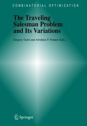 Cover of: The Traveling Salesman Problem and Its Variations (Combinatorial Optimization)