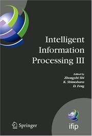 Cover of: Intelligent Information Processing III by 