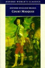 Cover of: Court Masques by David Lindley - undifferentiated