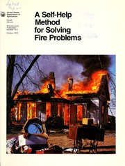 Cover of: A self-help method for solving fire problems