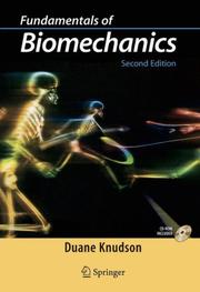 Cover of: Fundamentals of Biomechanics by Duane V. Knudson