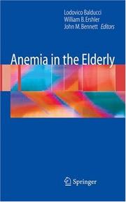 Cover of: Anemia in the Elderly