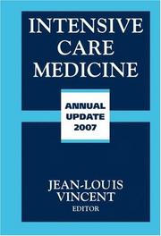 Cover of: Intensive Care Medicine by J. L. Vincent