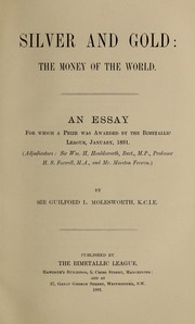 Cover of: Silver and gold: the money of the world